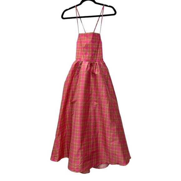 New J. Crew Collection Women's Size 6 Square neck Stretch Taffeta Dress - Picture 3 of 12